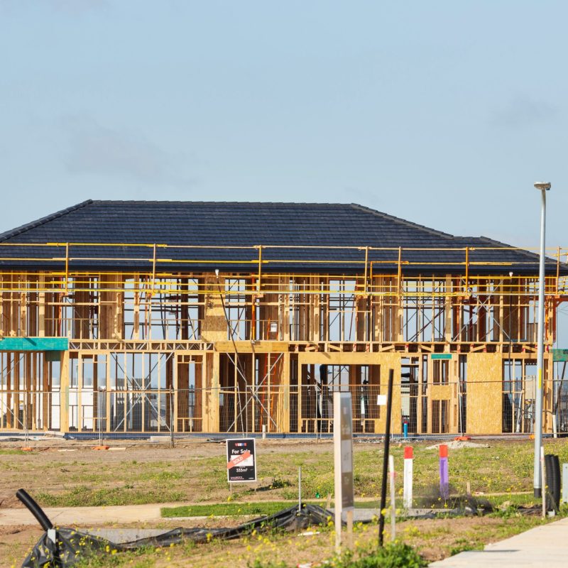 Framing construction of new building